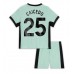 Chelsea Moises Caicedo #25 Barnkläder Tredje matchtröja till baby 2023-24 Kortärmad (+ Korta byxor) Billigt